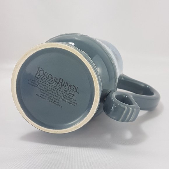 Vintage 2001 Lord of the Rings Fellowship of the Ring Mug Teacup Stein Tolkien - Picture 14 of 16